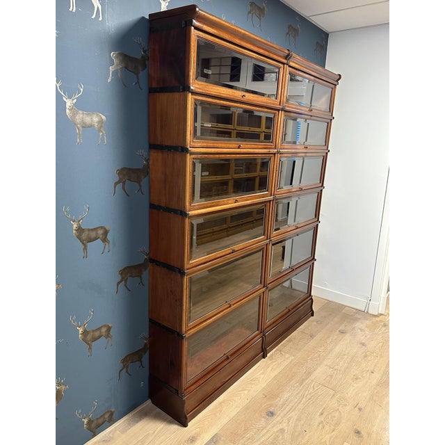 Antique Bookcase from Globe Wernicke, 1890s, Set of 12 For Sale - Image 4 of 11