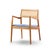 Jens Risom Model C-140 Mid Century Playboy Walnut and Cane Dining Chairs - Set of 8 For Sale In Chicago - Image 6 of 12