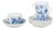 Vintage Porcelain Espresso Cups with Saucers from Meissen, Set of 8 For Sale
