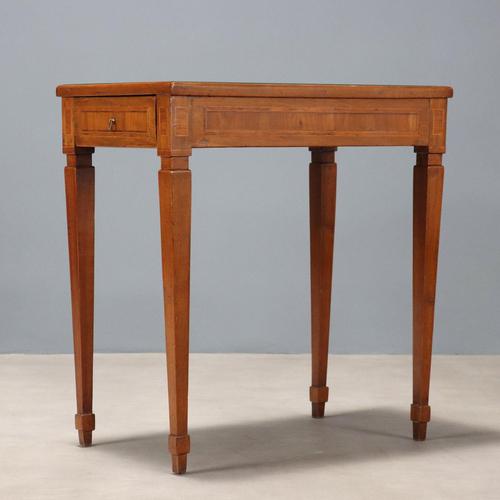 Neoclassical Coffee Table in Walnut For Sale - Image 9 of 10