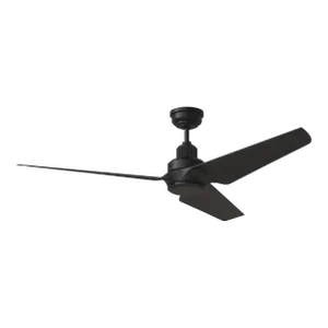 Chapman & Myers by Visual Comfort Fan Ruhlmann 52" LED Ceiling Fan in Midnight Black