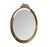 Hollywood Regency Neoclassical Ribbon Rope & Tassel Round Beveled Gold Bath Vanity Mirror 32" For Sale - Image 3 of 11