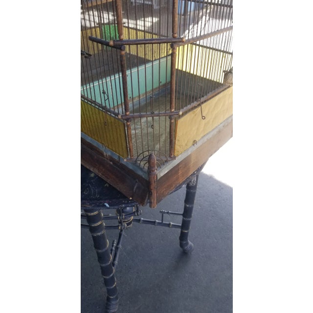 Antique English Victorian Birdcage For Sale - Image 9 of 12