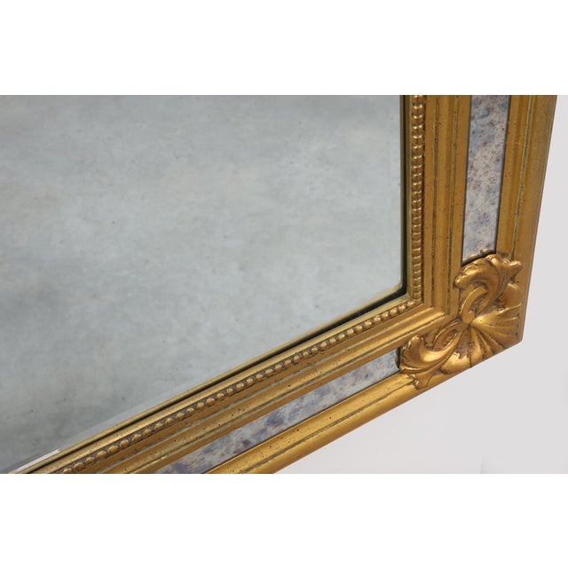Glass 20th Century Baroque Gilt Mirror by Deknudt, Belgium, 1960s For Sale - Image 7 of 13