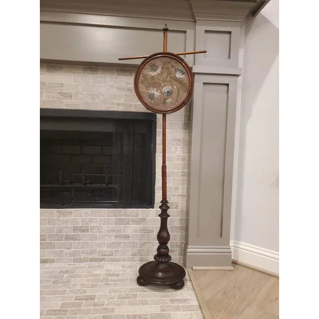 18th/19th Century Regency English Mahogany Fire Screen For Sale In Dallas - Image 6 of 11