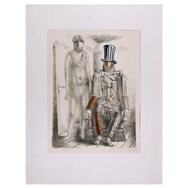 Le Retour du Fils Prodigue I - Original Lihtograph by G. De Chirico - 1929 1929 For Sale - Image 3 of 6