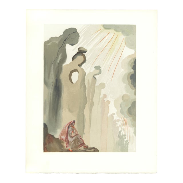 Original engraving from Salvador Dalí’s "The Divine Comedy" published by Editions d’Art Les Heures Claires, Paris, in...