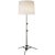 Modern Thomas O'Brien by Visual Comfort Signature Studio Floor Lamp in Bronze with Linen Shade For Sale - Image 3 of 3