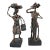 1970s Pair of Dominican Brutalist Wire Figural Sculptures by Serraty For Sale