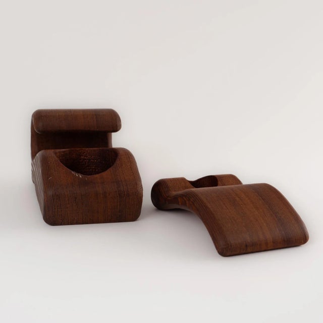 Vintage Carved Wood Puzzle Jewelry Box For Sale - Image 10 of 11