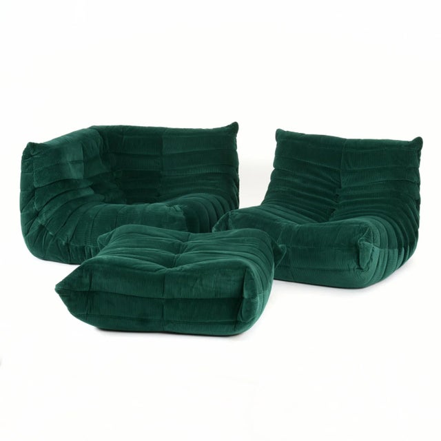 This is an original vintage Ligne Roset Togo 3-piece lounge, designed by Michel Ducaroy in 1973 - sourced in Europe and...