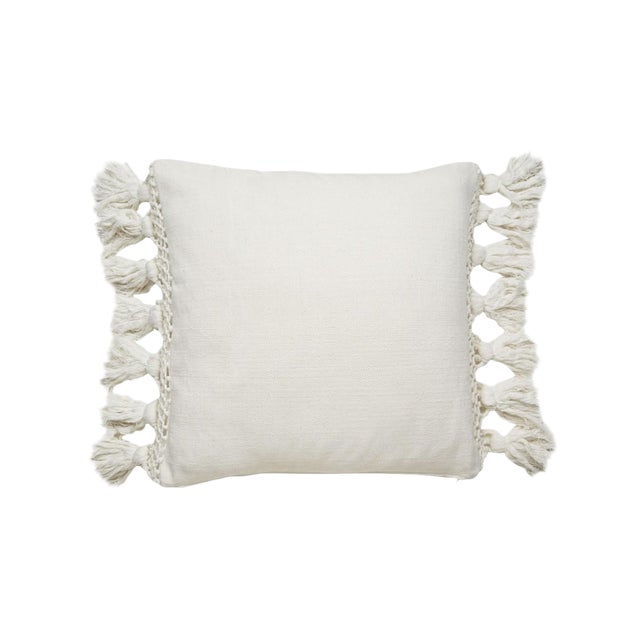 Kate Spade White Tassel Pillow Chairish