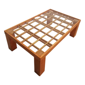 Mid-Century Italian Coffee Table in the style of Gianfranco Frattini, 1980s