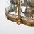 Art Deco Italian Brass & Semicircular Glass Pendant Light in style of Adolf Loos, 1950s For Sale - Image 18 of 18