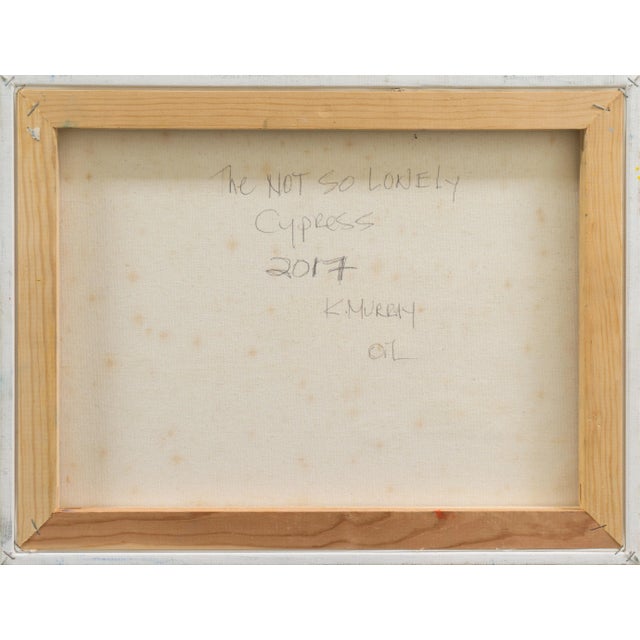 Blue 'Cypress Point, Monterey Lookout' by Kathleen Murray, Carmel California Woman Artist For Sale - Image 8 of 10