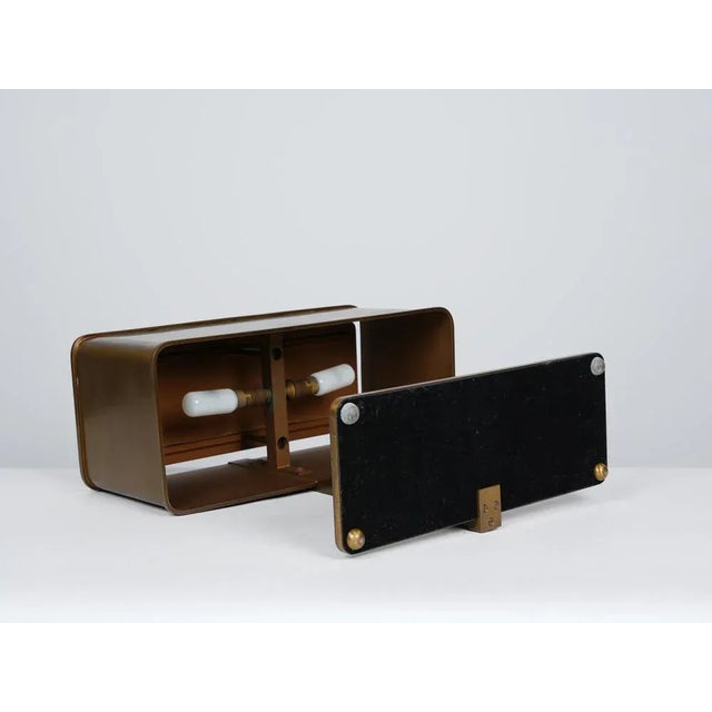 Gold French Brass Table Lamp, 1970s For Sale - Image 8 of 9