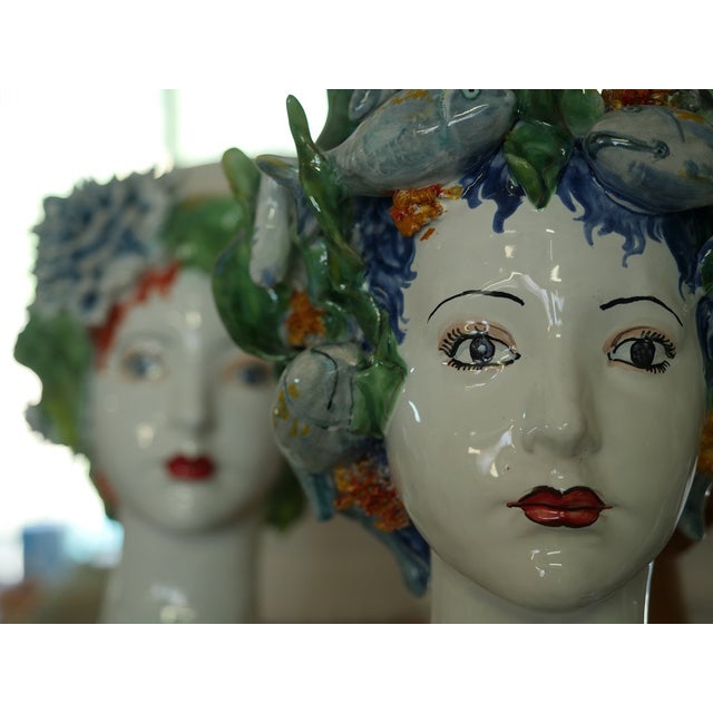 Sculpture with Roses, Ceramiche D'arte Dolfi For Sale - Image 10 of 12