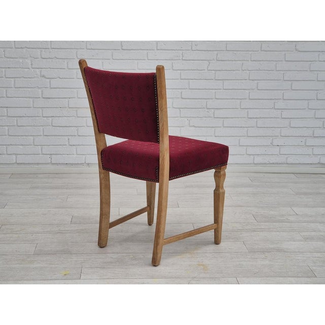 Brown Danish Dinning Chairs in Oak Wood, 1970s, Set of 6 For Sale - Image 8 of 18