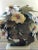 1960s Chinese Jade & Semi-Precious Stone Bonsai Tree Table Sculpture For Sale In Houston - Image 6 of 10
