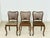 Brown Vintage Chippendale Chairs, 1920, Set of 3 For Sale - Image 8 of 8