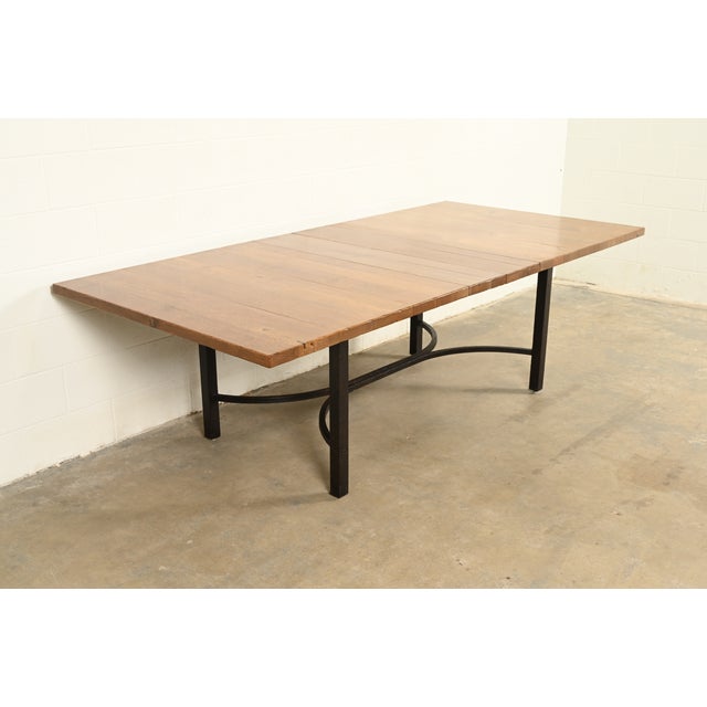 Mission L. & J. G. Stickley Mission Oak Arts & Crafts Extension Dining Table For Sale - Image 3 of 17