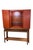 1966 Mid-Century Modern Expanding Bar Cabinet With Pull-Out Serving Console For Sale - Image 4 of 12