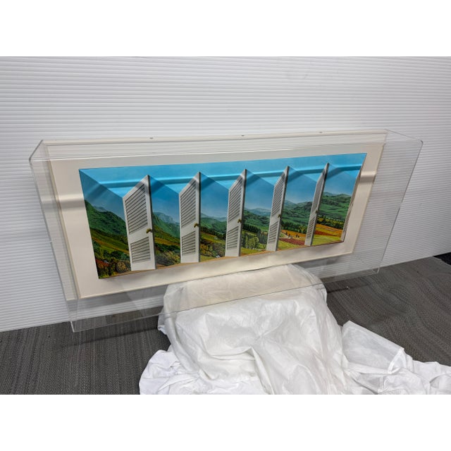 Design Plus Gallery presents "Shutters", an Original Art Work by Patrick Hughes in 2003. Patrick Hughes is known for his...