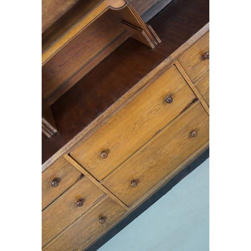 Large Antique Art Deco German Oak Chocolate Shop Cabinet, 1920s For Sale - Image 16 of 18