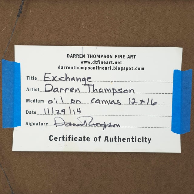 Exchange - Darren Thompson, C. 2014 For Sale - Image 9 of 9