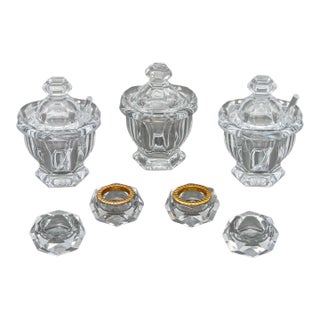 Baccarat Crystal Tableware, 7 Pcs. For Sale