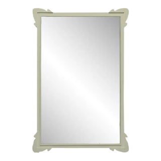 Fleur Home Garden District Napoleon Rectangle Mirror in Cooking Apple Green, 30x40 For Sale