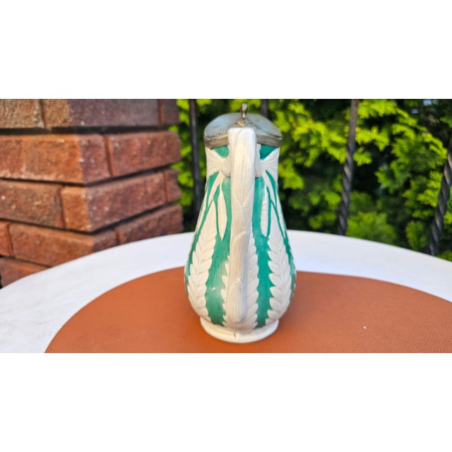 Pre-War Ceramic Beer Mug with Eagle-Head Handle For Sale - Image 9 of 10