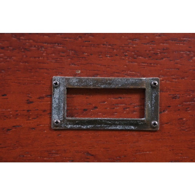 Vintage Oak 4 Tier Stacking Magazine Office Document File Holder Rack 46" For Sale - Image 12 of 13