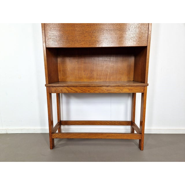 Art Deco Cabinet in Oak, 1930s For Sale - Image 9 of 11