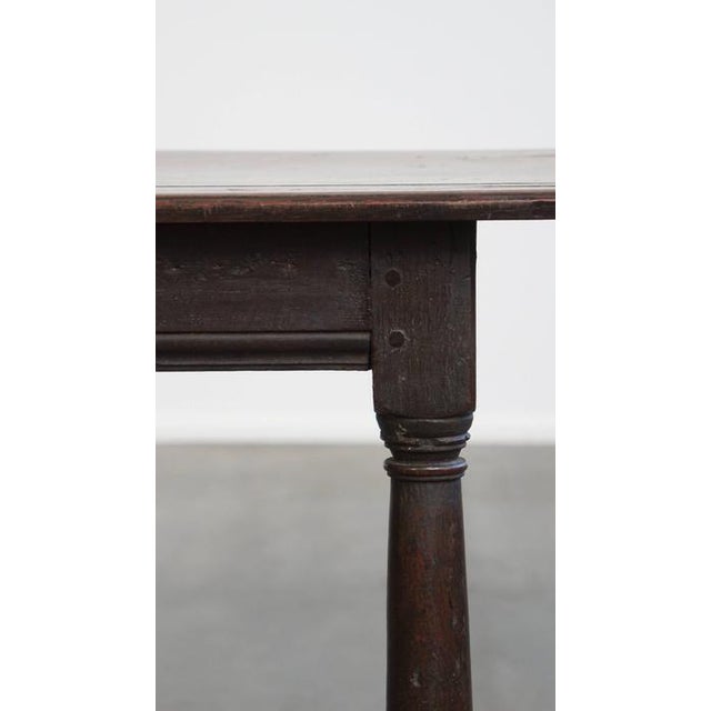 Large Antique English Side Table For Sale - Image 10 of 14