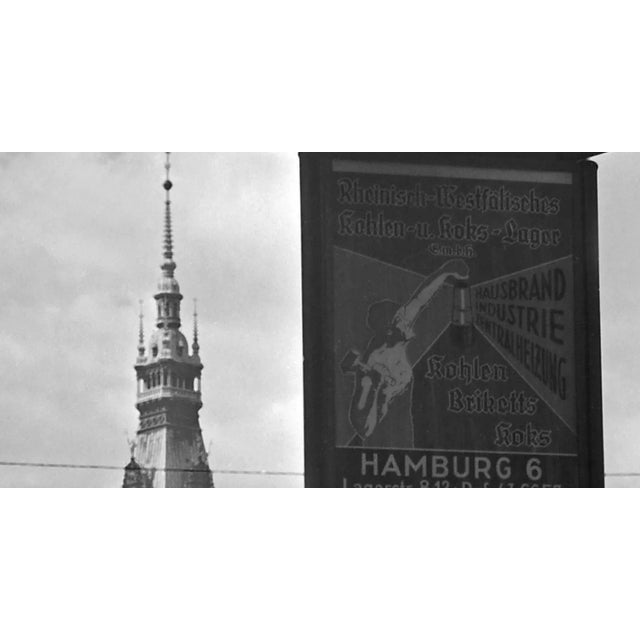 Traditional Moenckebergstrasse Cars People City Hall, Hamburg Germany 1938 Printed 2021 For Sale - Image 3 of 5