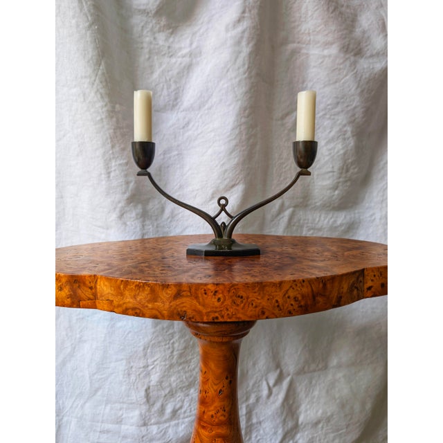 Art Deco Bronze Candelabra from Just Andersen, 1930s For Sale - Image 15 of 16