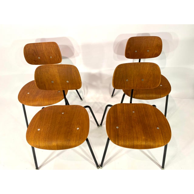 Mid-Century Modern SE68 Chairs by Egon Eiermann for Wilde&Spieth, Set of 4 For Sale - Image 3 of 18