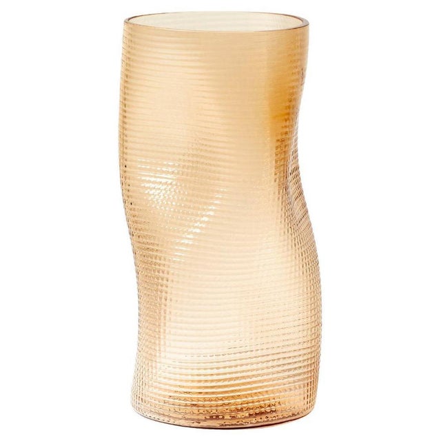 Glass Coral Vases in Hand-Blown Venetian Glass from Cassina, Italy, Set of 2 For Sale - Image 7 of 15