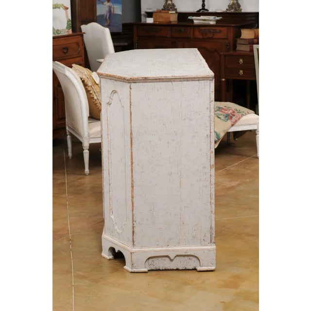 Swedish Rococo Period 18th Century Buffet from Värmland with Canted Side Posts For Sale - Image 11 of 13