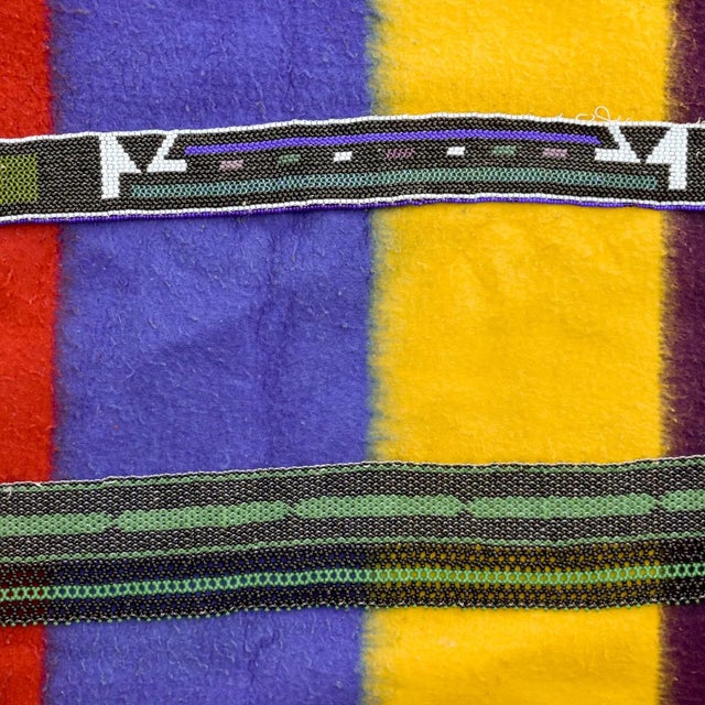 Early 20th Century Ndebele Nguba Beaded Traditional Blanket 40x60 Inch South Africa Sidley Collection For Sale - Image 4 of 7