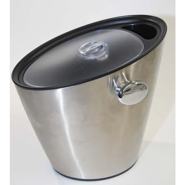 1980s Michael Graves Design Modernist Bar Ice Bucket For Sale - Image 5 of 13
