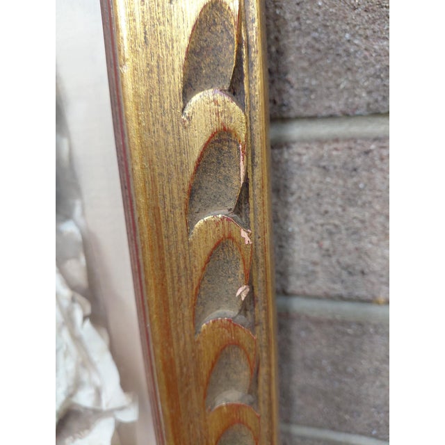 Framed Mixed Media " Woman and Child Portrait" by Rhoda Sherbell For Sale - Image 9 of 12