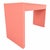 Modern Two-Drawer Desk in Benjamin Moore Polka Dot Pink For Sale In West Palm - Image 6 of 7
