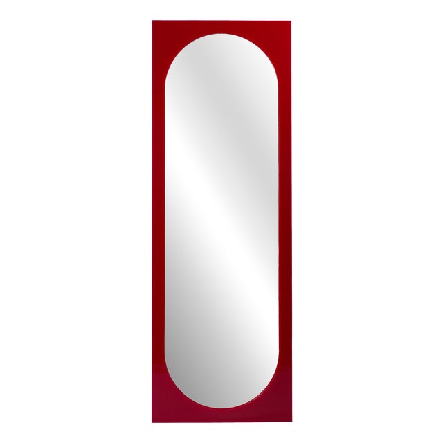 Large Wall Mirror by Joe Colombo for Kartell, 1960s For Sale