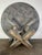 Monumental Round Dining Table, Distressed Neoclassical Style For Sale - Image 18 of 18