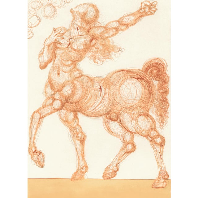 Original engraving from Salvador Dalí’s "The Divine Comedy" published by Editions d’Art Les Heures Claires, Paris, in...
