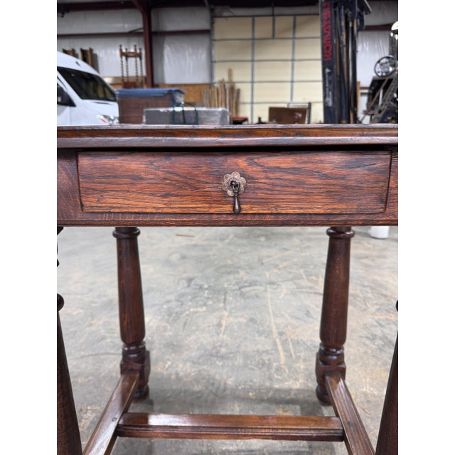 Antique English Side Table For Sale - Image 4 of 15