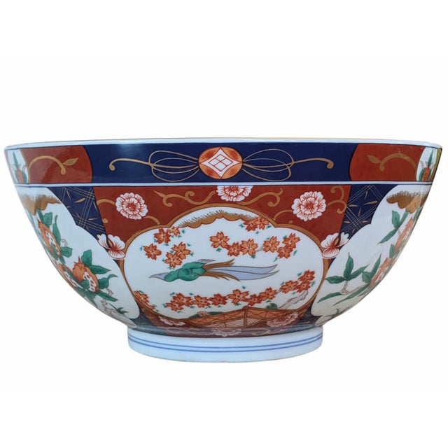 ** Item will be Packaged Extensively with Bubble Wrap, to ensure a safe transit Vintage Imari Porcelain Hand Painted 22k...