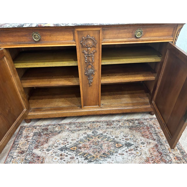 Late 19th Century Antique French Louis XVI-style China Hutch For Sale - Image 5 of 16